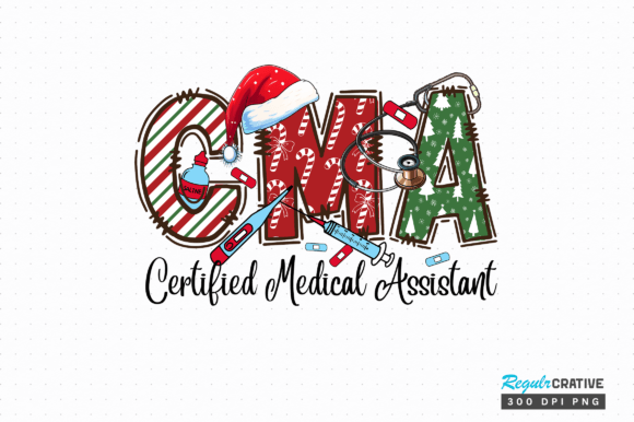 CMA Certified Medical Assistant Png: Graphics for Crafts