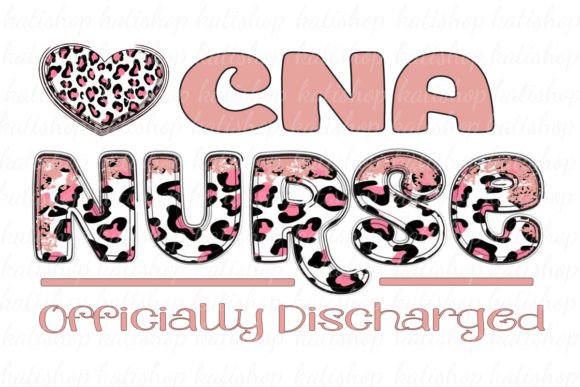 CNA Nurse Retirement Pink Sublimation Graphics