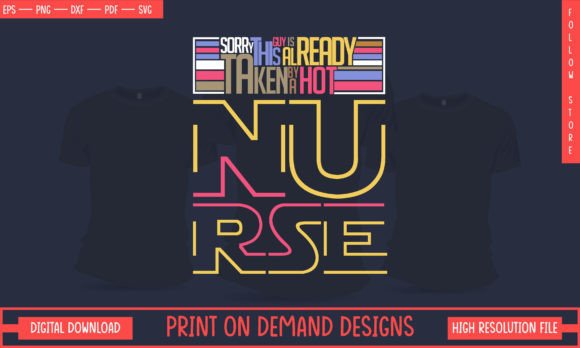 Colorful Nurse Graphics for Crafts & Print