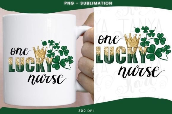 One Lucky Nurse Png: Irish Day Graphics for Crafts