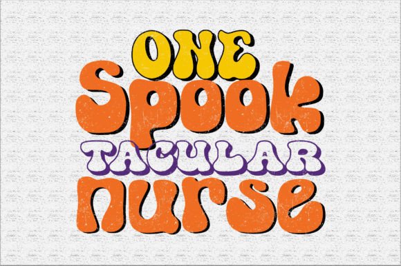 One Spook Tacular Nurse Retro Graphics for Crafts