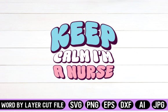 Retro Nurse Graphics for Crafts Branding