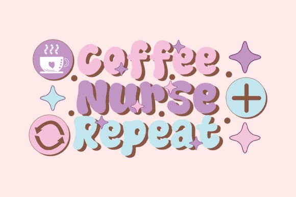 Retro Nurse PNG: Graphics for Crafts