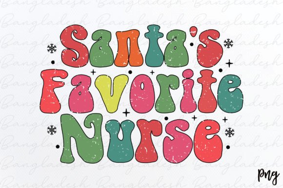 Santa's Favorite Nurse: Graphics for Crafts